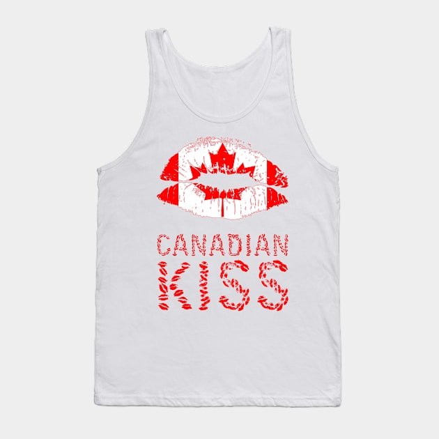 Canadian Kiss Tank Top by funfun